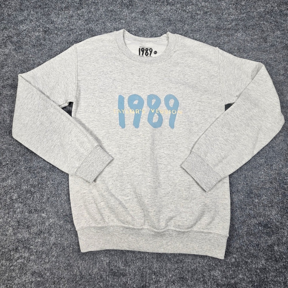 Taylor Swift 1989 Spotify Fans First Crewneck Sweatshirt Womens XS Tracklist